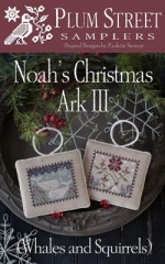 Stickvorlage Plum Street Samplers - Noah's Christmas Ark III