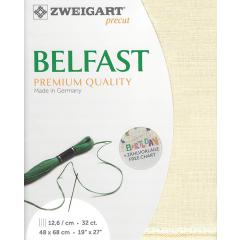Zweigart Belfast Leinen 32ct - Farbe 222 creme (Precut 48x68 cm)