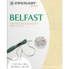 Zweigart Belfast Precut 32ct - 48x68 cm Farbe 224 elfenbein