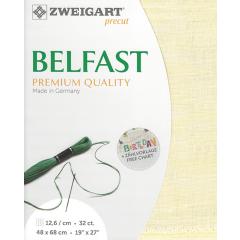 Zweigart Belfast Precut 32ct - 48x68 cm Farbe 2349 Vintage sun