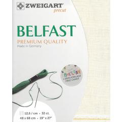 Zweigart Belfast Leinen 32ct - Farbe 305 beige (Precut 48x68 cm)