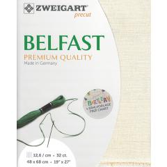Zweigart Belfast Precut 32ct - 48x68 cm Farbe 99 ecru