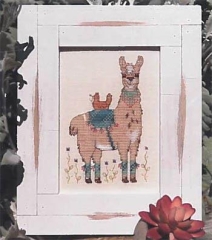 Stickvorlage Designs by Lisa - Hen And Her Llama (Ausverkauf)