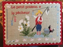 Stickvorlage Lilli Violette - Le Petit Poisson E Le Pecheur