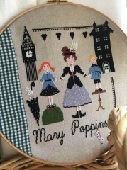 Stickvorlage Lilli Violette - Mary Poppins