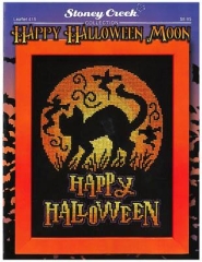 Stickvorlage Stoney Creek Collection - Happy Halloween Moon