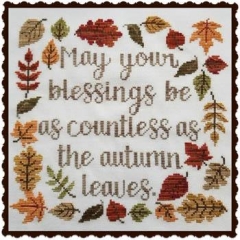 Stickvorlage Waxing Moon Designs Autumn Blessing