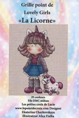 Stickvorlage Les Petites Croix De Lucie - La Licorne