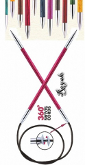 KnitPro Royale Rundstricknadel 6,50 mm - 120 cm lila AUSVERKAUF