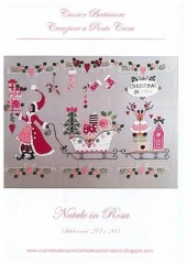 Stickvorlage Cuore E Batticuore - Natale In Rosa