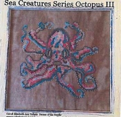 Stickvorlage Dames of the Needle - Sea Creatures Series 3 Octopus