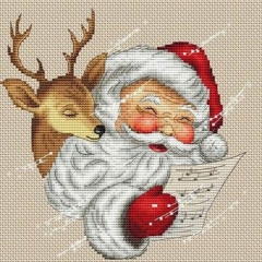 Stickvorlage Les Petites Croix De Lucie - Santa Claus