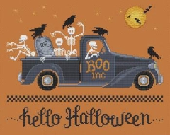 Stickvorlage Sue Hillis Designs - Hello Halloween