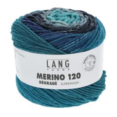 Merino 120 Dégradé Lang Yarns - blau (0005)
