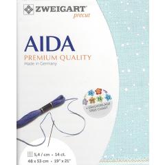 Zweigart Stern-Aida 14ct - Farbe 5429 Splash (Precut 48x53 cm)