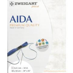 Zweigart Stern-Aida 14ct - Farbe 1079 vintage düne (Precut 48x53 cm)
