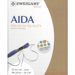 Zweigart Stern-Aida 14ct - Farbe 300 dunkelsand (Precut 48x53 cm)