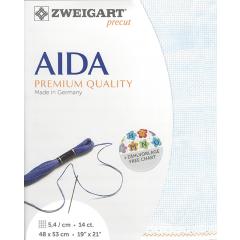 Zweigart Stern-Aida 14ct - Farbe 5139 vintage himmel (Precut 48x53 cm)