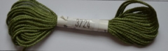 Soie dAlger Seidenstickgarn - Farbe 3724 gelbgrün
