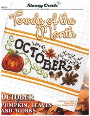 Stickvorlage Stoney Creek Collection - Towels Of The Month October