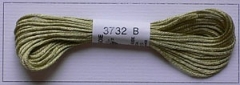 Soie dAlger Seidenstickgarn - Farbe 3732 warmes gelbgrün