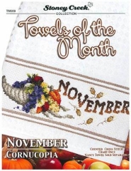 Stickvorlage Stoney Creek Collection - Towels Of The Month November