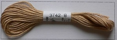 Soie d'Alger Seidenstickgarn - Farbe 3742 gelb