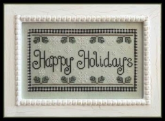 Stickvorlage Country Cottage Needleworks - Happy Holidays