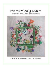 Stickvorlage CM Designs - Faery Square