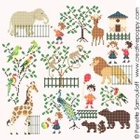 Stickvorlage Perrette Samouiloff - Baby At The Zoo