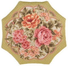 Riolis Stickpackung - Evening Garden Cushion (Ausverkauf)