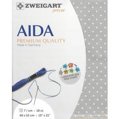 Zweigart Fein-Aida 18ct - Frabe 7349 Petit Point (Precut 48x53 cm)