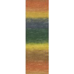 Merino 120 Dégradé Lang Yarns - orange-cognac