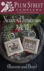 Stickvorlage Plum Street Samplers - Noah's Christmas Ark VI
