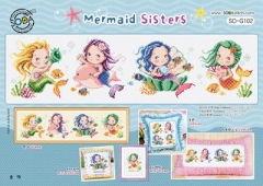 Stickvorlage Soda Stitch - Mermaid Sisters
