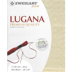 Zweigart Lugana 25ct - Farbe 2419 Mini Dots (Precut 48x68 cm)