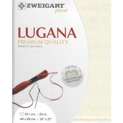 Zweigart Lugana Precut 25ct - 48x68 cm Farbe 305 beige