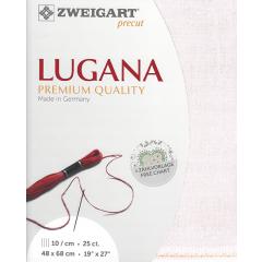 Zweigart Lugana 25ct - Farbe 443 rosa (Precut 48x68 cm)
