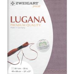 Zweigart Lugana 25ct - Farbe 5045 antikviolett (Precut 48x68 cm)