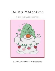Stickvorlage CM Designs - Be My Valentine