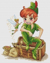 Stickvorlage Les Petites Croix De Lucie - Peter Pan