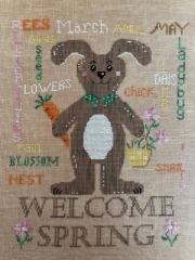 Stickvorlage Romys Creations - Welcome Spring