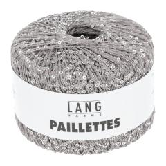 Lang Yarns Paillettes - Pailettengarn - silber (0023)