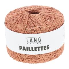Lang Yarns Paillettes - Pailettengarn - zartorange (0059)