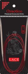 ChiaoGoo Rundstricknadel Red Lace Edelstahl 2,00 mm - 120 cm