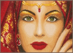 Lanarte Stickbild Orientalische Schönheit 28x20 cm