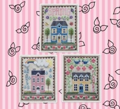 Stickvorlage Waxing Moon Designs - Spring House Trio