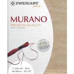 Zweigart Murano Precut 32ct - 48x68 cm Farbe 3009 Vintage milchkaffee