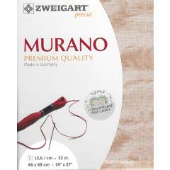 Zweigart Murano 32ct - Farbe 3219 Vintage wood (Precut 48x68 cm)