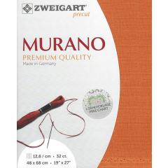 Zweigart Murano Precut 32ct - 48x68 cm Farbe 4010 kürbis